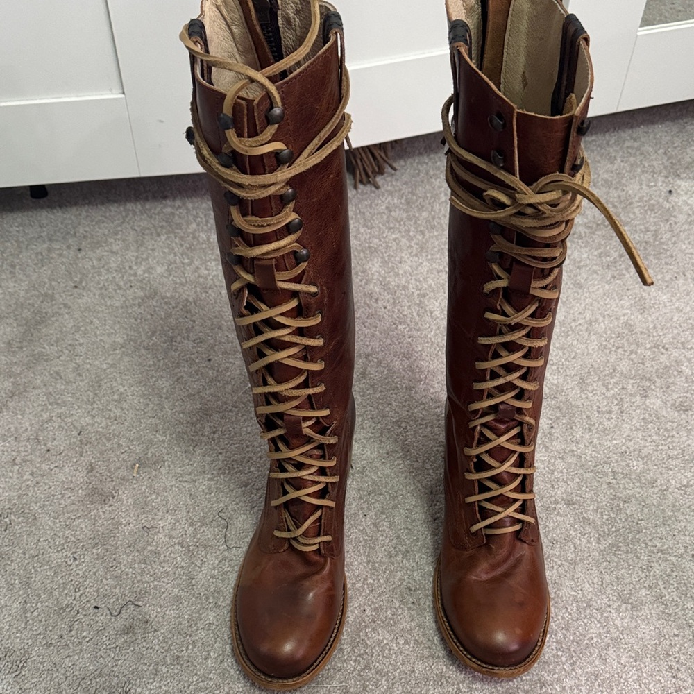 Freebird by Steven Tan Lace Up Boots- Grany - Picture 4 of 5